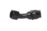 Aeromotive PTFE Hose End - AN-10 - 45 Deg - Black Anodized thumbnail 1