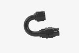 Aeromotive PTFE Hose End - AN-08 - 180 Deg - Black Anodized thumbnail 2