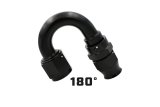Aeromotive PTFE Hose End - AN-08 - 180 Deg - Black Anodized thumbnail 3
