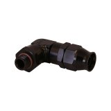 Aeromotive PTFE Hose End - AN-06 to AN-08 Hose - 90 Deg - Black Anodized thumbnail 2
