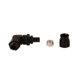Aeromotive PTFE Hose End - AN-06 to AN-08 Hose - 90 Deg - Black Anodized thumbnail 4