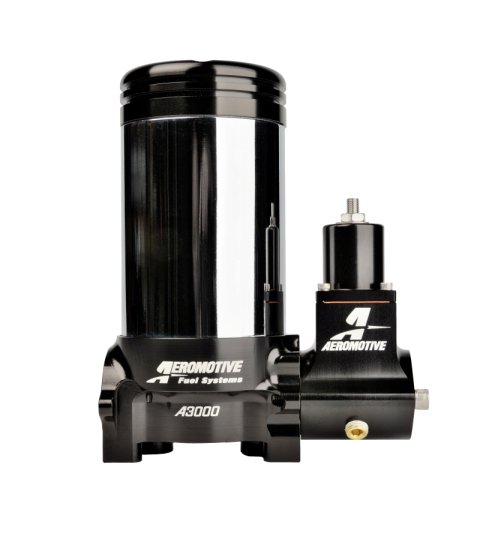 Aeromotive A3000 Drag Race Carbureted Fuel Pump And Regulator Only (Pre-Filter NOT Incl) thumbnail 7