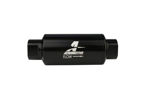 Aeromotive In-Line Filter - AN-10 - Black - 100 Micron