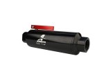Aeromotive In-Line AN-10 Filter w/Shutoff Valve 100 Micron SS Element - Black Anodize Finish thumbnail 3