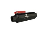 Aeromotive In-Line AN-10 Filter w/Shutoff Valve 100 Micron SS Element - Black Anodize Finish thumbnail 4