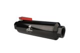 Aeromotive In-Line AN-12 Filter w/Shutoff Valve 100 Micron SS Element - Black Anodize Finish thumbnail 3