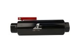 Aeromotive In-Line AN-12 Filter w/Shutoff Valve 100 Micron SS Element - Black Anodize Finish thumbnail 4