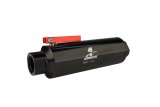 Aeromotive In-Line AN-12 Filter w/Shutoff Valve 100 Micron SS Element - Black Anodize Finish thumbnail 6
