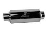 Aeromotive Pro-Series In-Line Filter - AN-12 - 40 Micron SS Element - Nickel Chrome Finish thumbnail 1