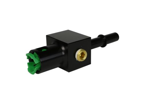 Aeromotive 3/8in Quick Connect with AN-08 port and 1/8in gauge port thumbnail 3