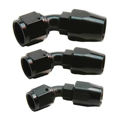Aeromotive Hose End - AN-06 - 45 Deg