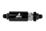Aeromotive In-Line Filter - (AN-10) 100 Micron Stainless Steel Element Black Anodize Finish thumbnail 4