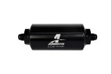 Aeromotive In-Line Filter - (AN-6 Male) 10 Micron Microglass Element Bright Dip Black Finish thumbnail 1