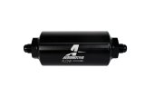 Aeromotive In-Line Filter - (AN-6 Male) 10 Micron Microglass Element Bright Dip Black Finish thumbnail 4