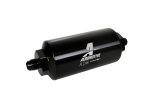 Aeromotive In-Line Filter - (AN-6 Male) 10 Micron Microglass Element Bright Dip Black Finish thumbnail 6