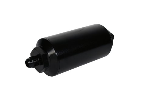 Aeromotive In-Line Filter - (AN-6 Male) 10 Micron Fabric Element Bright Dip Black Finish thumbnail 8