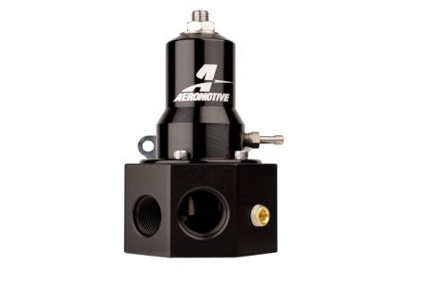 Aeromotive Adjustable Fuel Pressure Regulator 30-120PSI .313 Valve -3x -8 / 1x -10 Inlet -10 Return thumbnail 1