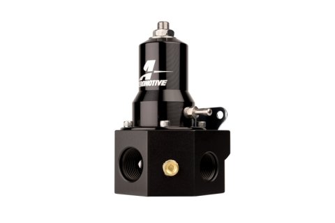 Aeromotive Adjustable Fuel Pressure Regulator 30-120PSI .313 Valve -3x -8 / 1x -10 Inlet -10 Return thumbnail 3