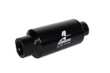 Aeromotive In-Line Filter 10AN 10 Micron Microglass Element Bright-Dip Black 2in OD thumbnail 1