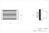 Aeromotive In-Line Fuel Filter 40-M Stainless Mesh Element ORB-10 Port (Bright-Dip Black) 2in. OD thumbnail 6