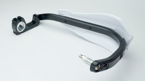 Cycra Vortex Hand Guard/w Universal U-Clamps - White thumbnail 2