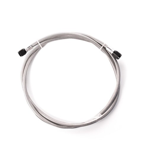 Snow Performance 2ft Stainless Steel Braided Line (Black) w/ 4AN Fittings thumbnail 2