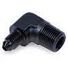 Snow Performance 3/8in NPT to 4AN Elbow Water Fitting (Black) thumbnail 4