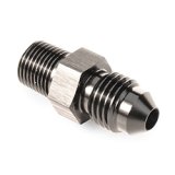 Snow Performance 1/8in NPT To 4AN Straight Water Fitting (Black) thumbnail 1