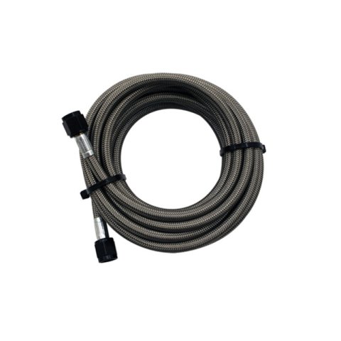 Snow Performance 5ft Stainless Steel Braided Water Line (4AN Black) thumbnail 2