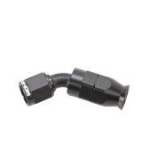 Snow -6AN 45 Degree PTFE Hose End (Black) thumbnail 1
