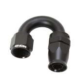 Snow -10AN 180 Degree PTFE Hose End (Black) thumbnail 2