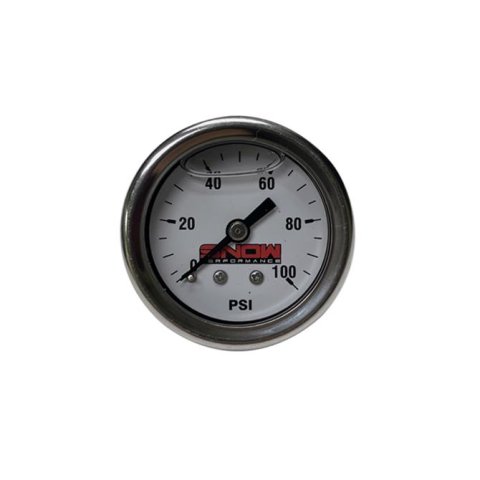 Snow 0-100PSI Fuel Pressure Gauge (1/8in NPT) thumbnail 1