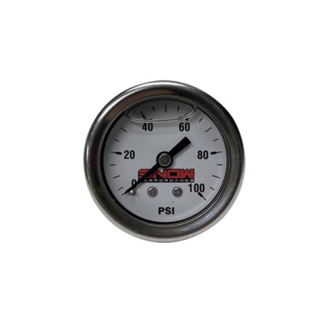 Snow 0-100PSI Fuel Pressure Gauge (1/8in NPT) thumbnail 2