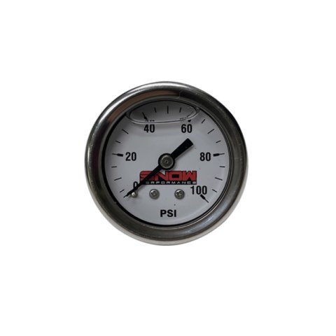 Snow 0-100PSI Fuel Pressure Gauge (1/8in NPT) thumbnail 3