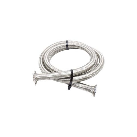 Snow 10AN Braided Stainless PTFE Hose - 5ft thumbnail 1