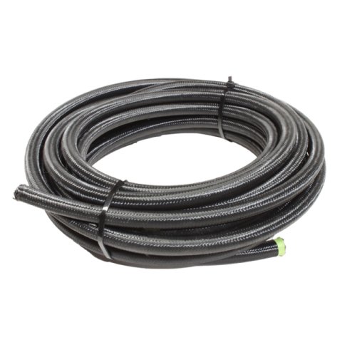Snow 6AN Braided Stainless PTFE Hose - 30ft (Black) thumbnail 2