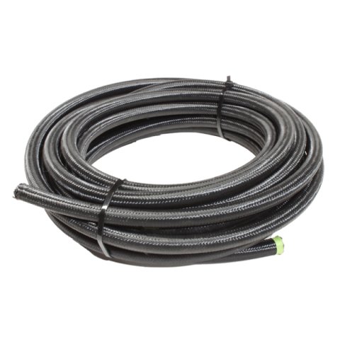 Snow 6AN Braided Stainless PTFE Hose - 30ft (Black) thumbnail 3