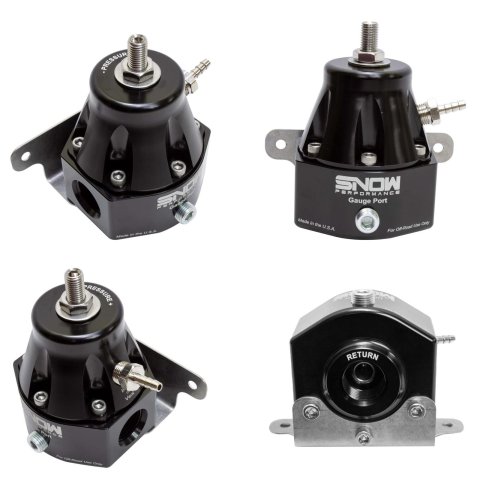 Snow Billet High Flow Carbureted Fuel Pressure Regulator