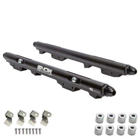 Snow L92 60mm Injector Height Billet Fuel Rail Kit thumbnail 1