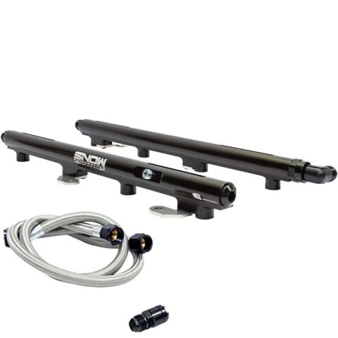 Snow 2005+ Hemi 6.4L Factory Hookup Billet Fuel Rail Kit thumbnail 3