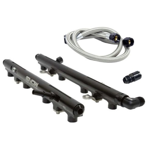 Snow 2018+ Ford Coyote Factory Hookup Fuel Rail Kit (Pair) thumbnail 2