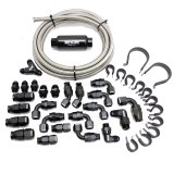 Snow Performance 10AN Braided Stainless Fuel Line Kit thumbnail 3
