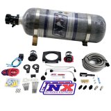 Nitrous Express LS Single Entry 90mm Plate Hardline System (50-400hp) w/12lb Bottle thumbnail 1