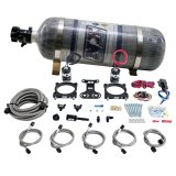 Nitrous Express 2024+ Ford Mustang 5.0L Dual Throttle Body Plate System w/12lb Composite Bottle thumbnail 1