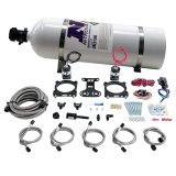 Nitrous Express 2024+ Ford Mustang 5.0L Dual Throttle Body Plate System w/15lb Bottle thumbnail 1
