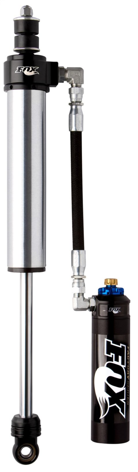Fox 05+ Ford SD 2.5 Factory Series 7.6in. Remote Res. Front Shock Set w/DSC Adjuster / 0-1.5in. Lift thumbnail 2