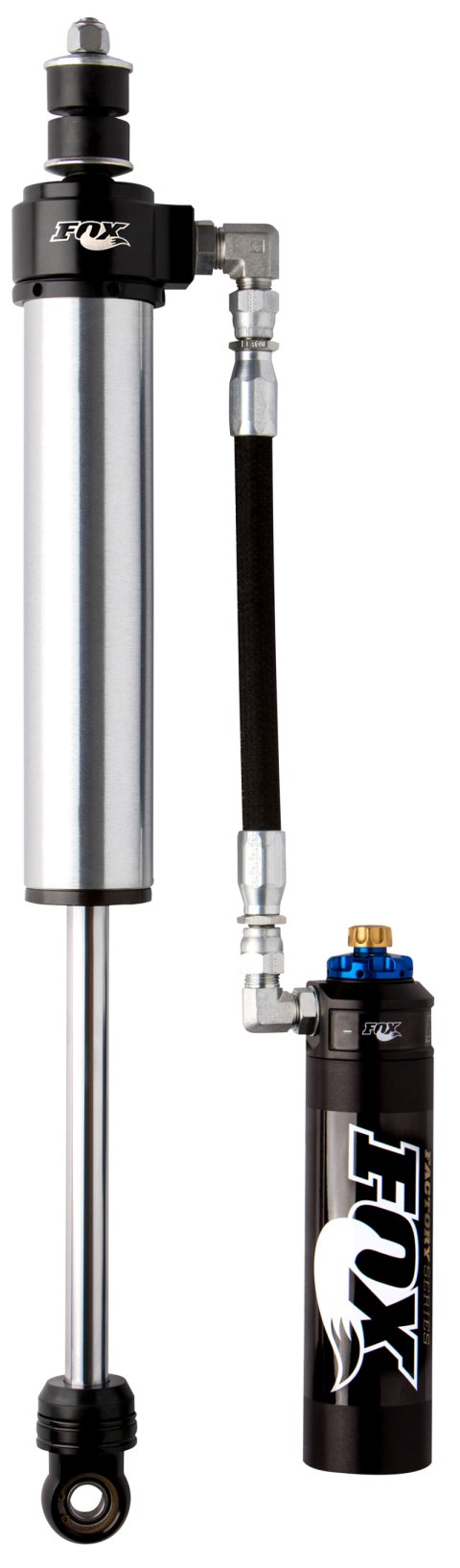 Fox 05+ Ford SD 2.5 Factory Series 7.6in. Remote Res. Front Shock Set w/DSC Adjuster / 0-1.5in. Lift thumbnail 3