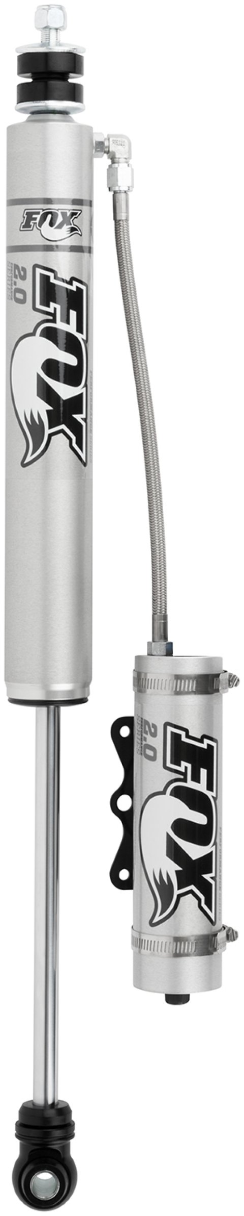 Fox 01-10 Chevy HD 2.0 Perf Series 5.1in. Smooth Body Remote Res. Front Shock / 0-1in. Lift - Alum. thumbnail 1