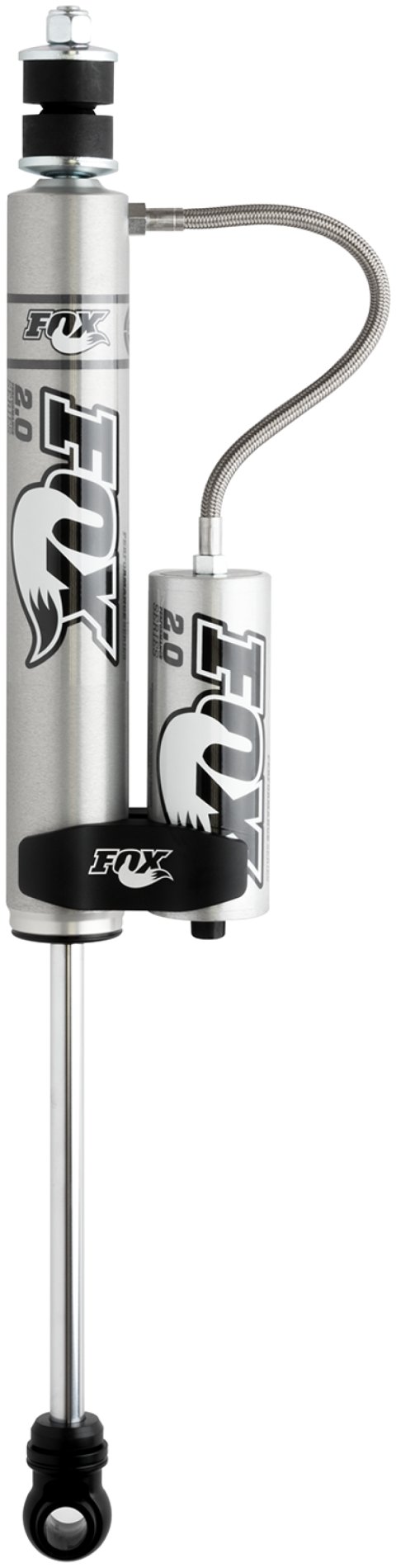 Fox 01-10 Chevy HD 2.0 Perf Series 5.1in. Smooth Body Remote Res. Front Shock / 0-1in. Lift - Alum. thumbnail 2