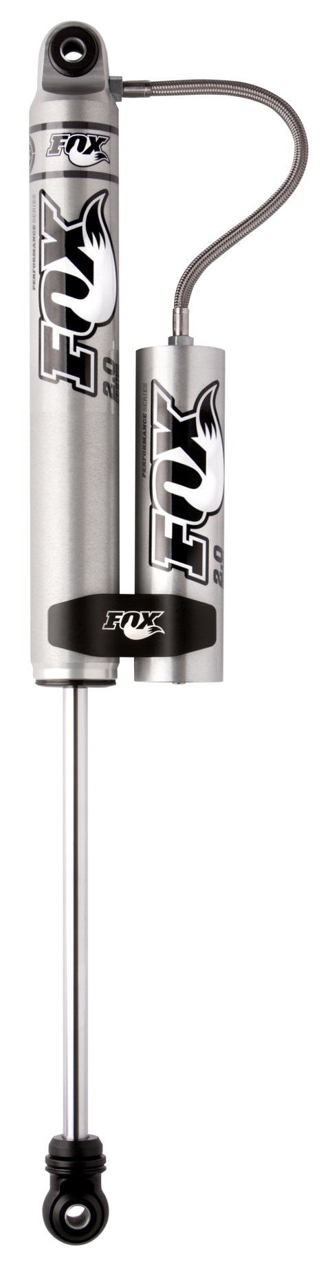 Fox 2.0 Performance Series 6.5in. Smooth Body Remote Res. Shock / Std Travel / Eyelet Ends - Black thumbnail 2